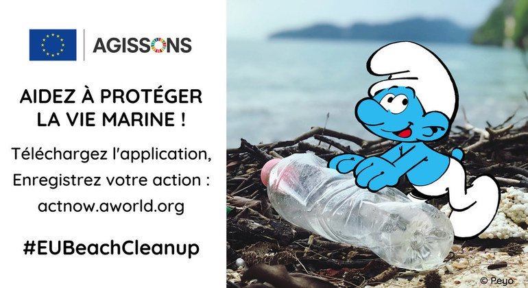 Agissons maintenant avec les Schtroumpfs pour protéger l’océan !